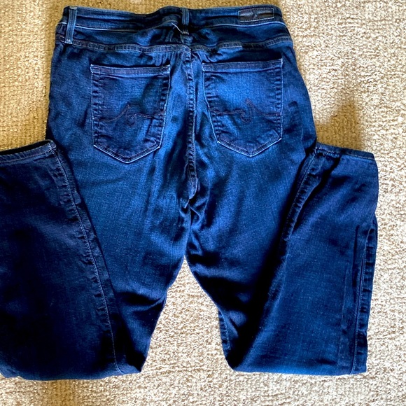 Ag Adriano Goldschmied - The Abbey Petite Dark Blue Jeans - Size 28P - Picture 4 of 4